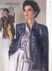 7214 Simplicity Lined  Longer Short - Long Sleeve  Sequin Braid Jacket Pattern 12 or  16 uncut choice